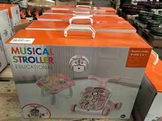 8x 2-in-1 baby walker/loopwagen (loopwagen en speeltafel) Musical Stro