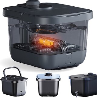 4x Massage voetenbad LunaSea, Foot Bath T2