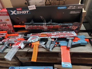 9x Speelgoed blaster X-Shot