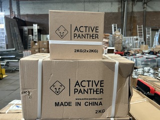 Ca. 10x Dumbbell set 2x 2kg (4kg totaal) Active Panther