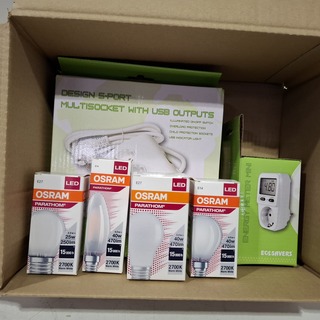 Ca. 52x Bespaarbox, O.a EcoSavers, Osram