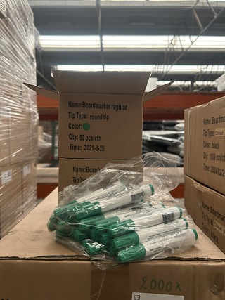 2000x Boardmarker regular round tip groen Sam Creative