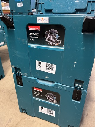 2x Bouwgereedschap in M-box (2x cirkelzaag) Makita, DHS630ZJ