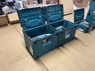 2x Bouwgereedschap in M-box (2x combihamer) Makita, DHR243RTJV, DHR242