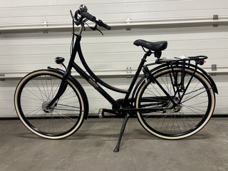 Dames stadsfiets 51 cm 3 versnellingen Pointer, Grande, zwart