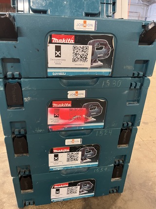 4x Bouwgereedschap in M-box (4x decoupeerzaag) Makita, DJV182ZJ