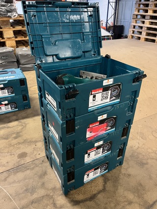 4x Bouwgereedschap in M-box (4x decoupeerzaag) Makita, DJV182ZJ