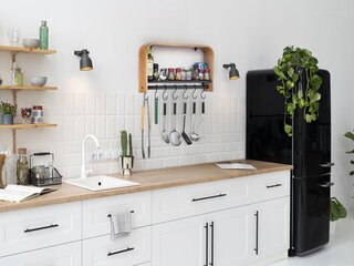 50x Keuken wandplank 60x35x11, bruin