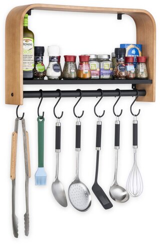 50x Keuken wandplank 60x35x11, bruin