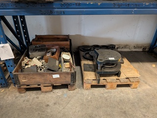 Partij diverse gereedschapsstukken en metalen profielen