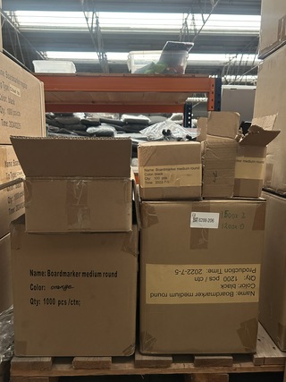 2700x Boardmarker medium round oranje/zwart Sam Creative