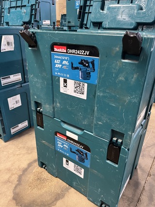 2x Bouwgereedschap in M-box (2x combihamer) Makita, DHR242ZJV