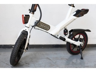 Edrive elektrische minibike inklapbaar wit