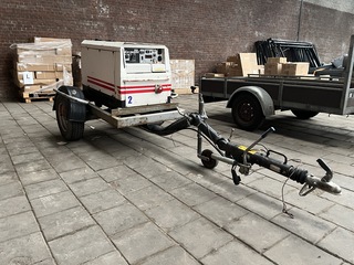 Aggregaat op kar Denyo, BLW-280SSII