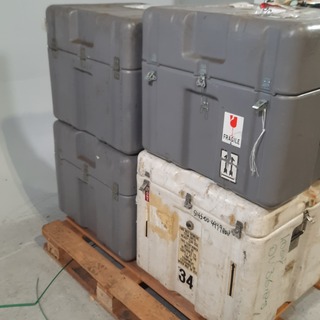 4x Kunststof transportkist