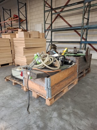 Partij diverse machine onderdelen