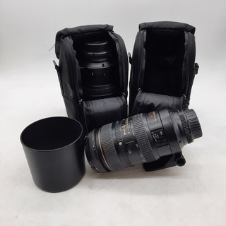 2x cameralens, Nikon, AF VR-NIKKOR 80-400mm 1:4.5-5.6D ED VR