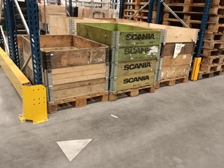 Ca. 12x pallet met randen