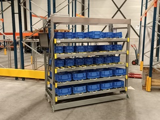 Mobiele Dynamische order flowpack stelling, Logitrade