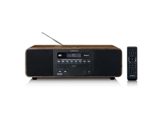 Lenco DAR-051WD Stereo DAB+/ FM Radio CD 2 USB Bluetooth QI Met Afstan