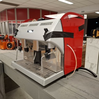 Professionele volautomatische espressomachine, Grijs / Chroom
