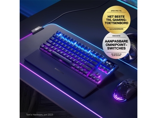 Steelseries Apex Pro TKL Wireless HyperMagnetic Gamingtoetsenbord Aanp