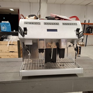 Professionele volautomatische espressomachine, Grijs / Chroom