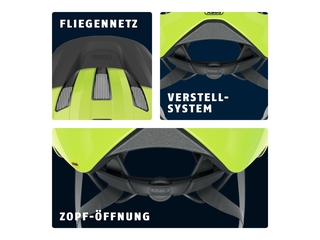 Abus Helm Macator MIPS  L 58- 62 Signal Yellow