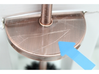 Blue Label Blue Vida Toilet Set Geborsteld Koper