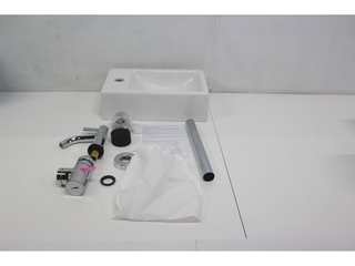 Plieger Austin Fonteinset Toilet  Rechts   Wit  Keramiek  Incl. Fontei