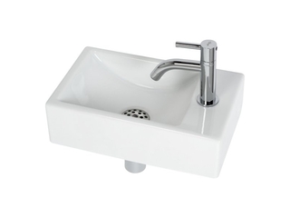 Plieger Austin Fonteinset Toilet  Rechts   Wit  Keramiek  Incl. Fontei