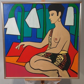 Schilderij, Maya Wildevuur (1944-2023), Kim