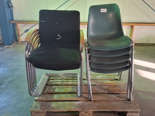 Ca. 10x Diverse stoel
