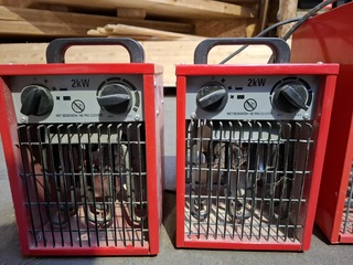 3x Elektrische kachel