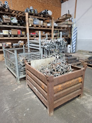 Partij steigerbuis toebehoren