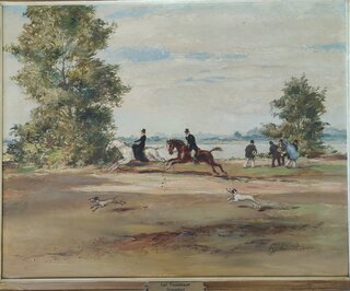 Carl (Karl) Pluckebaum (1880-1952) – ‘Der Rhein bei Mönchnsert’