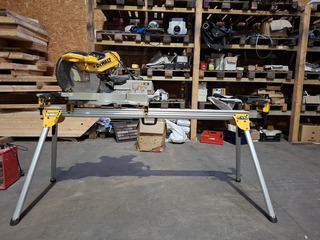 Afkort/verstekzaag met onderstel De Walt, DWS780-qs – DE7023-xj