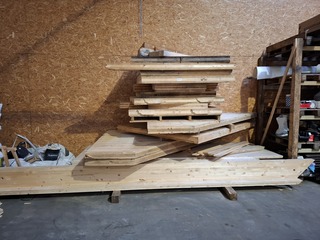 Partij houtmateriaal