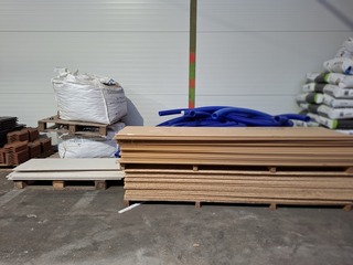 Partij divers plaatmateriaal