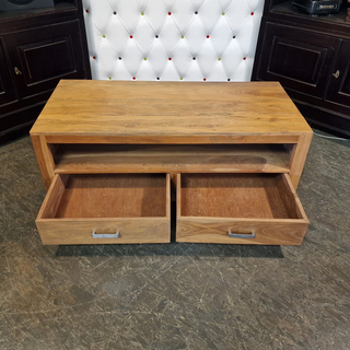 Tv Meubel Chesterfield, Chesterfield, bruin