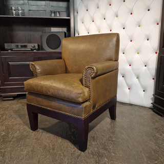 Fauteuil Chesterfield, Buxton, bruin