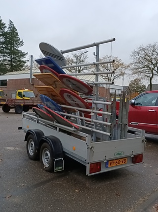 Verkeersborden tandemas aanhanger, Atec, AB2, 1999