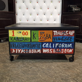 Salontafel Chesterfield, Chesterfield, meerkleurig