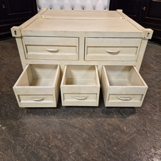 Salontafel Chesterfield, Chesterfield, wit