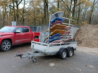 Verkeersborden tandemas aanhanger, Atec, AB2, 1999