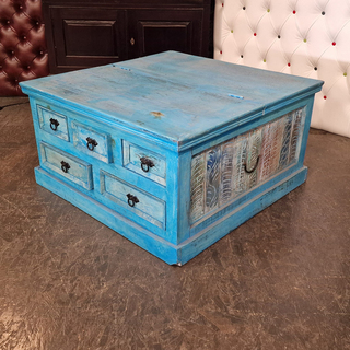 Salontafel Chesterfield, Chesterfield, blauw