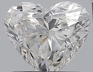 Diamant – 1.01 carat Hart geslepen diamant met een HRD certificaat (ge