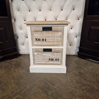 Nachtkastje Chesterfield, Chesterfield, crème