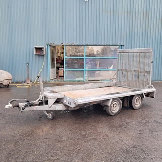 Tandemas aanhanger, Hapert, HV, 2016