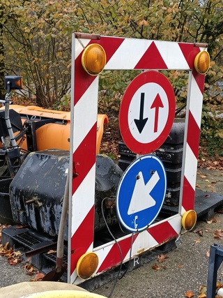 Front gewicht met actiebord